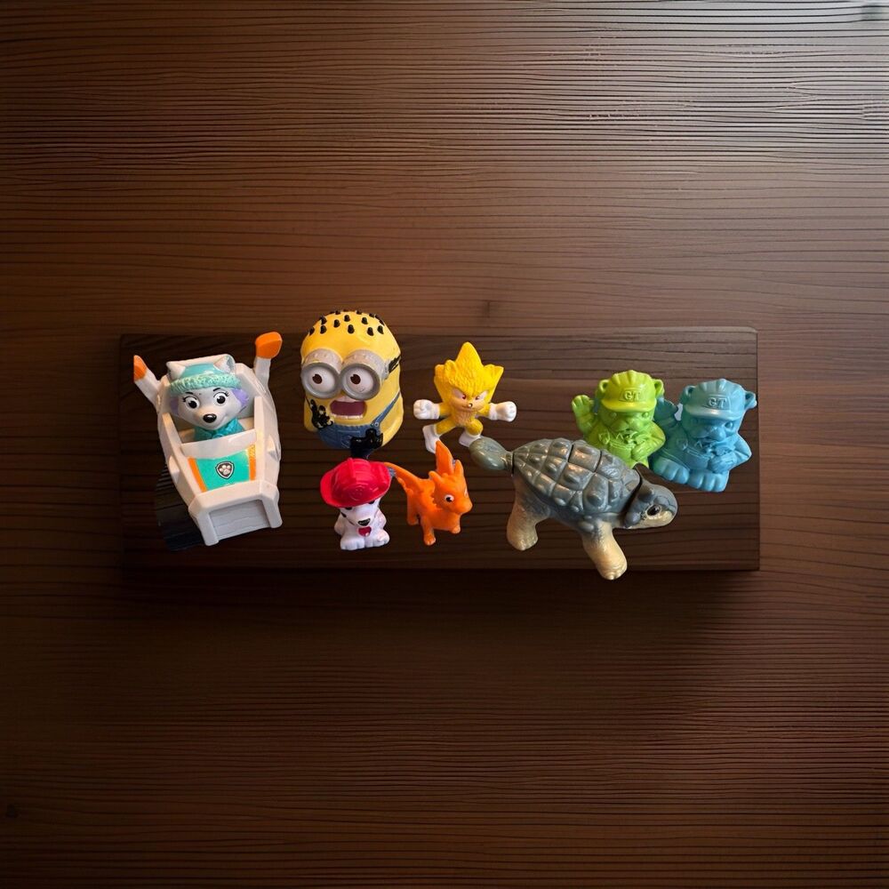 Toy Lot PAW Patrol Everest Sonic Minion Paw Patrol Marshall Dragon Figures Mixed